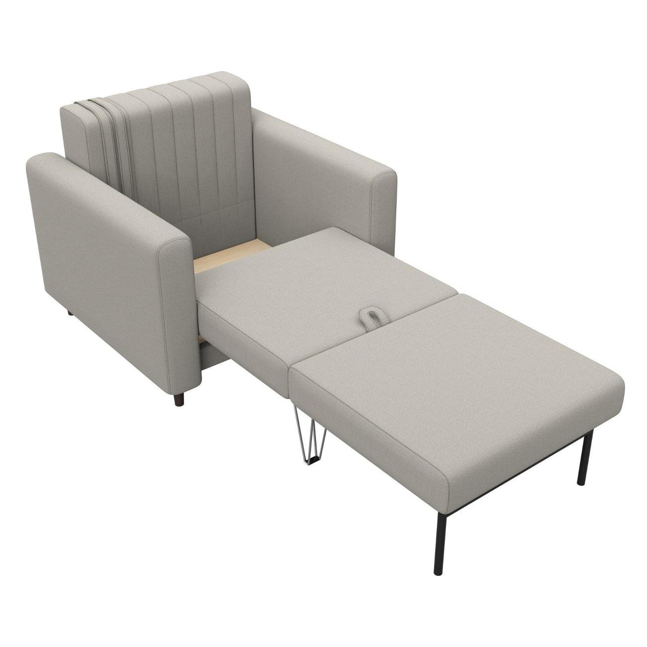 Диван Лига Диванов Лига-070 (полностью рогожка Амур 02 бежевый)