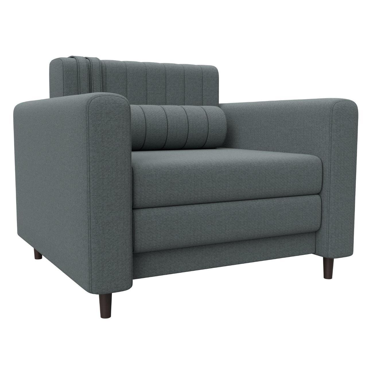 Диван Лига Диванов Лига-070 (полностью рогожка Амур 07 серый)