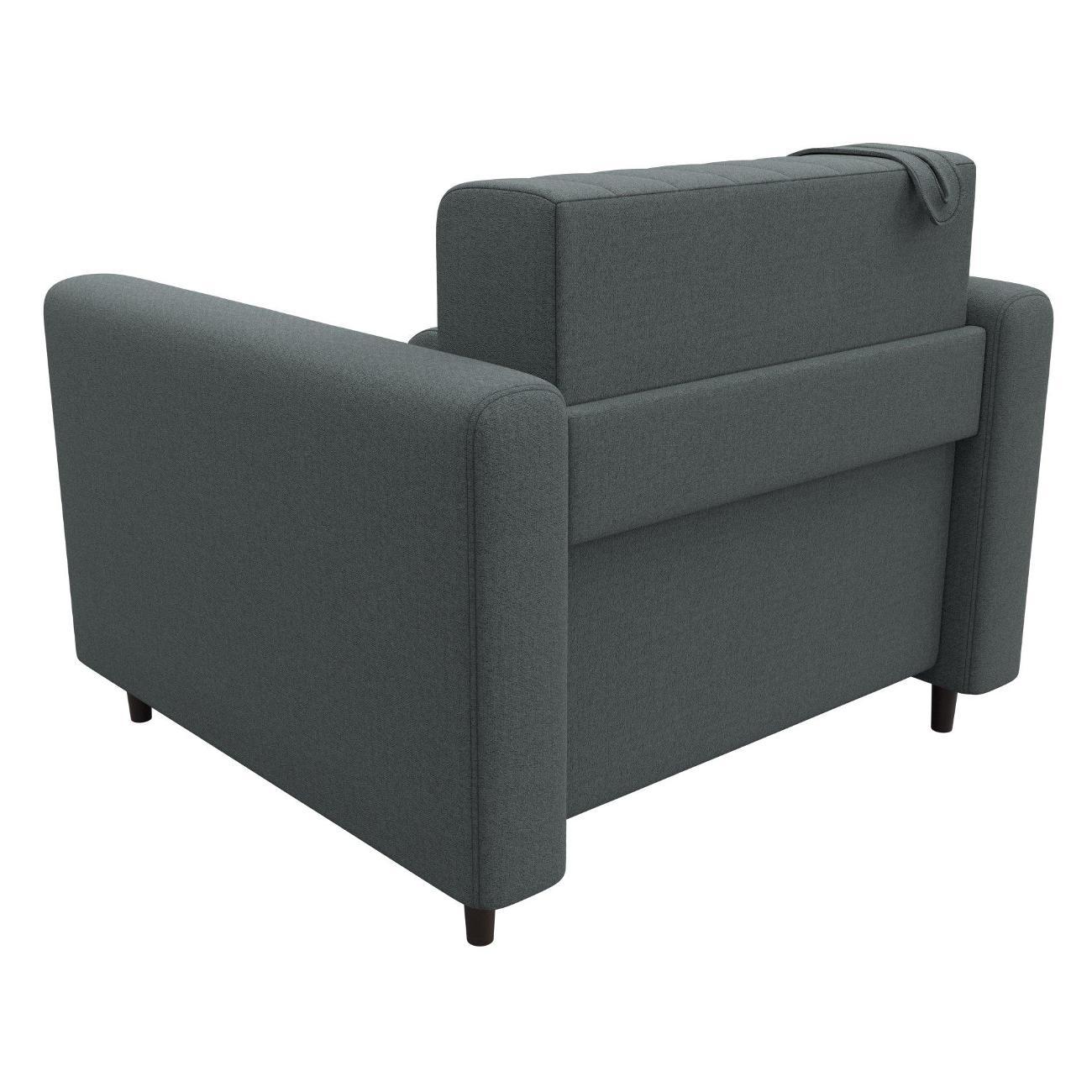 Диван Лига Диванов Лига-070 (полностью рогожка Амур 07 серый)