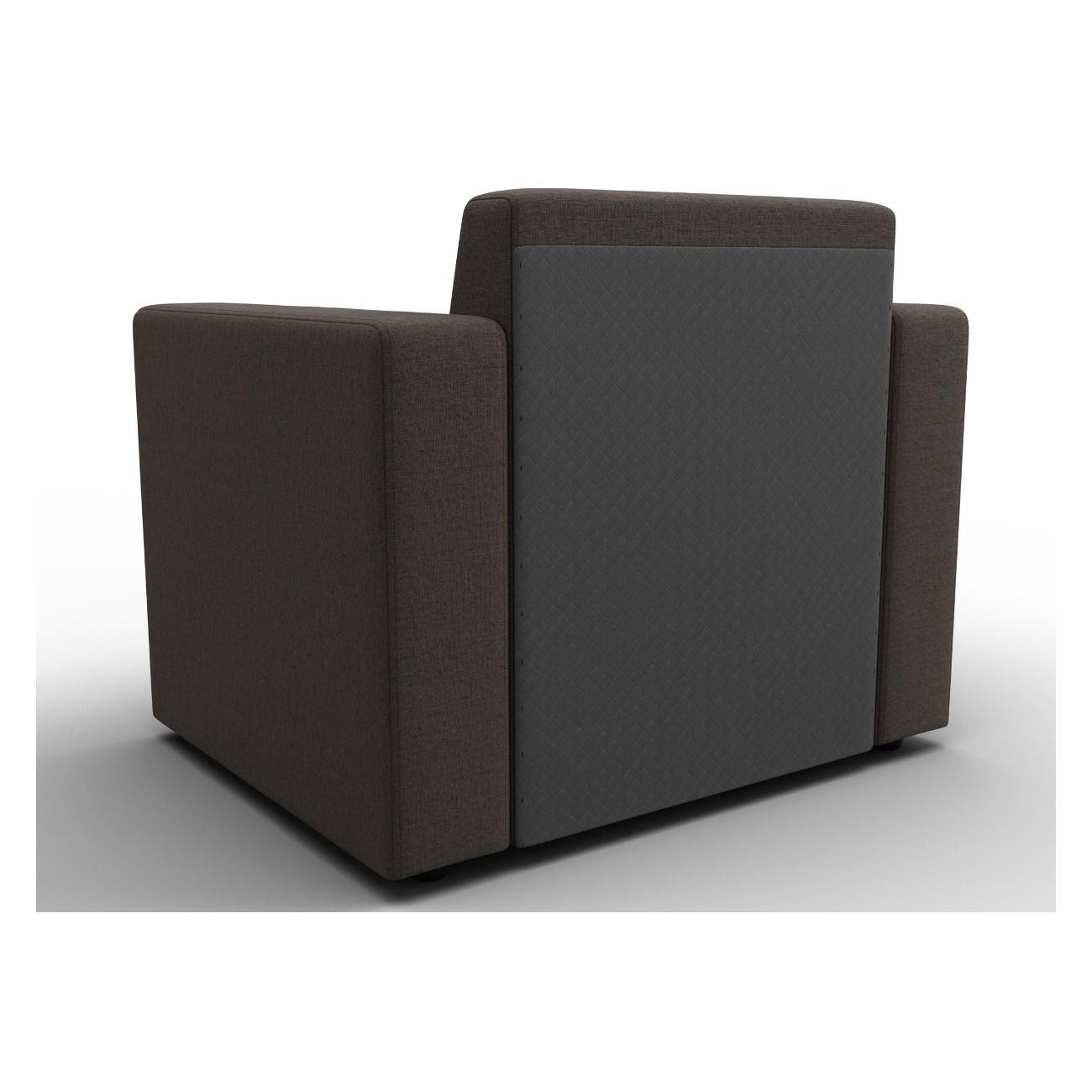 Диван Лига Диванов Лига-093 (полностью рогожка Амур 05 коричневый)