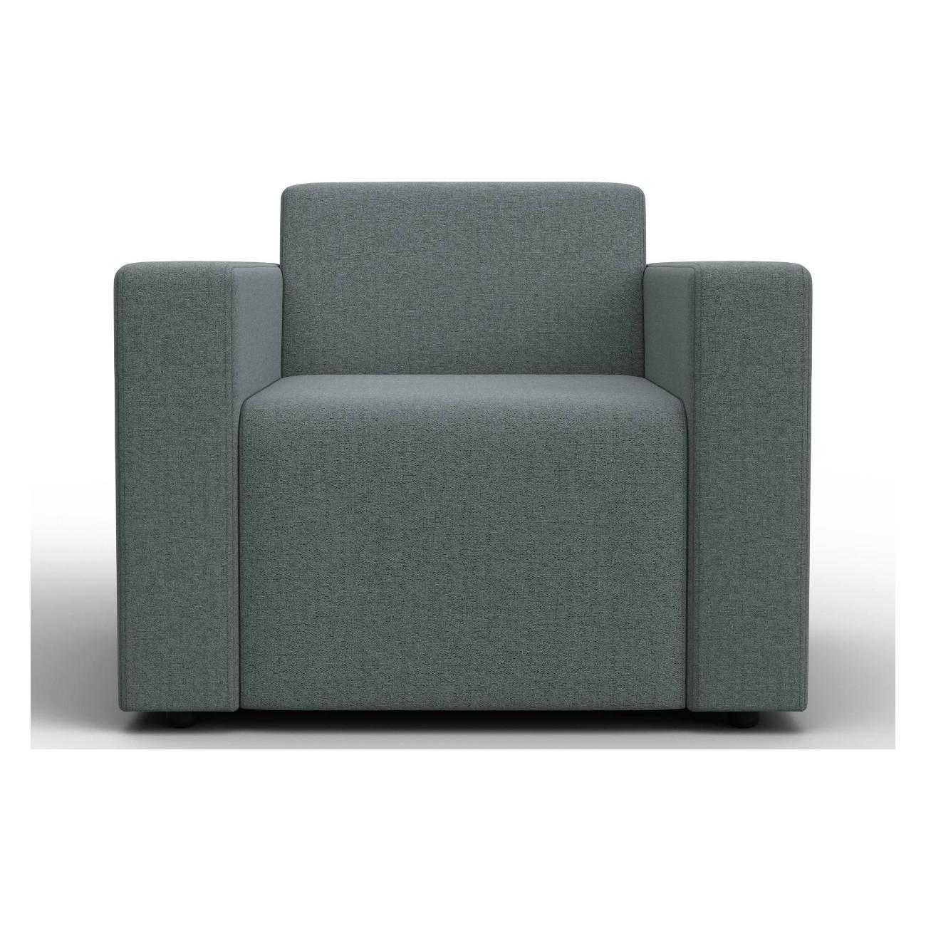 Диван Лига Диванов Лига-093 (полностью рогожка Амур 07 серый)