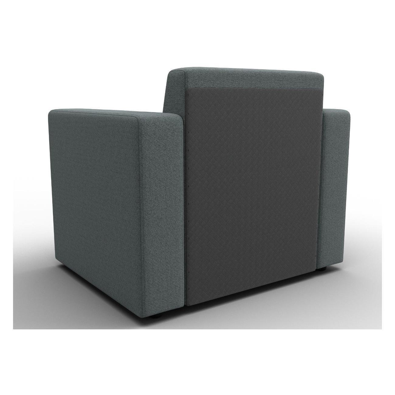 Диван Лига Диванов Лига-093 (полностью рогожка Амур 07 серый)