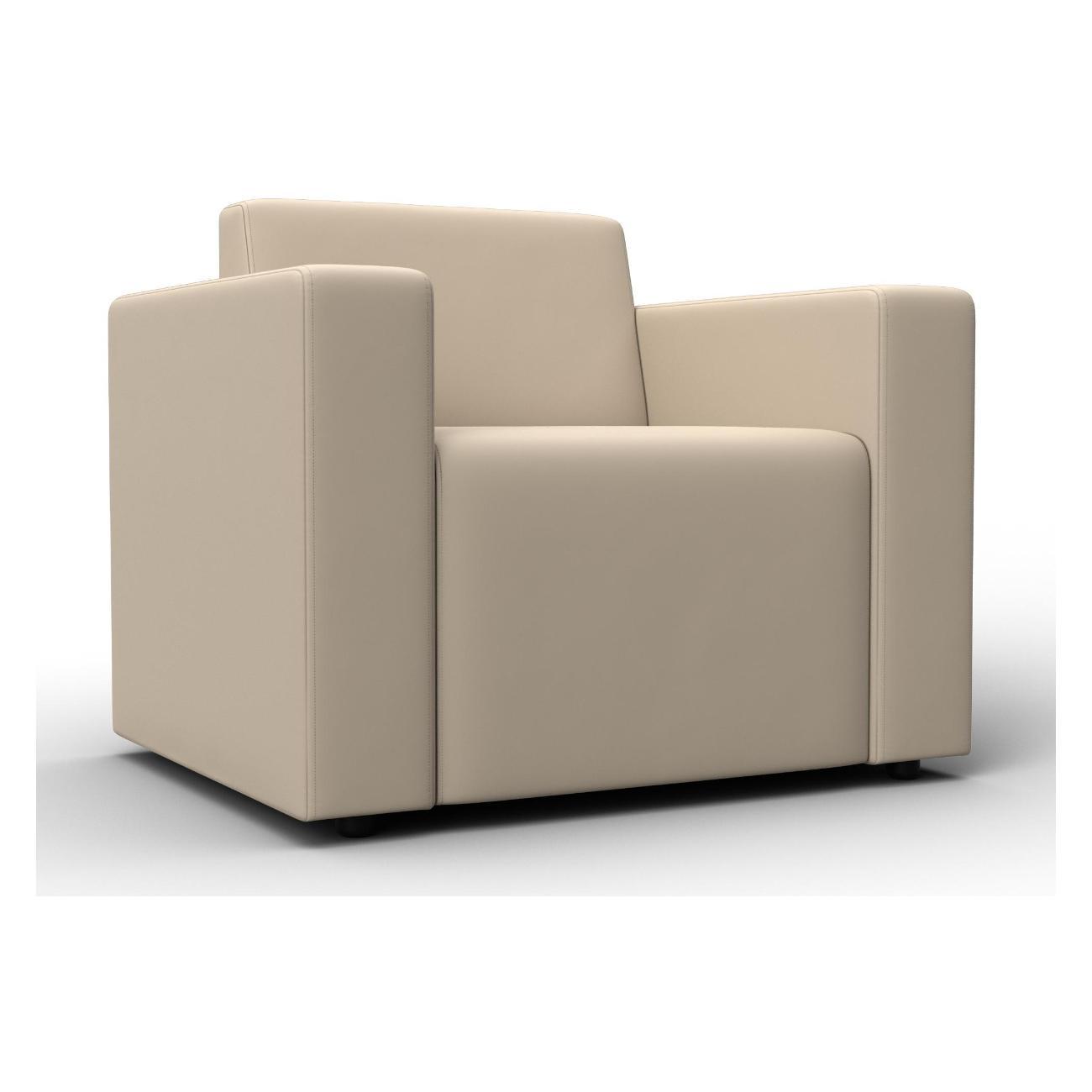 Диван Лига Диванов Лига-093 (полностью экокожа бежевый)