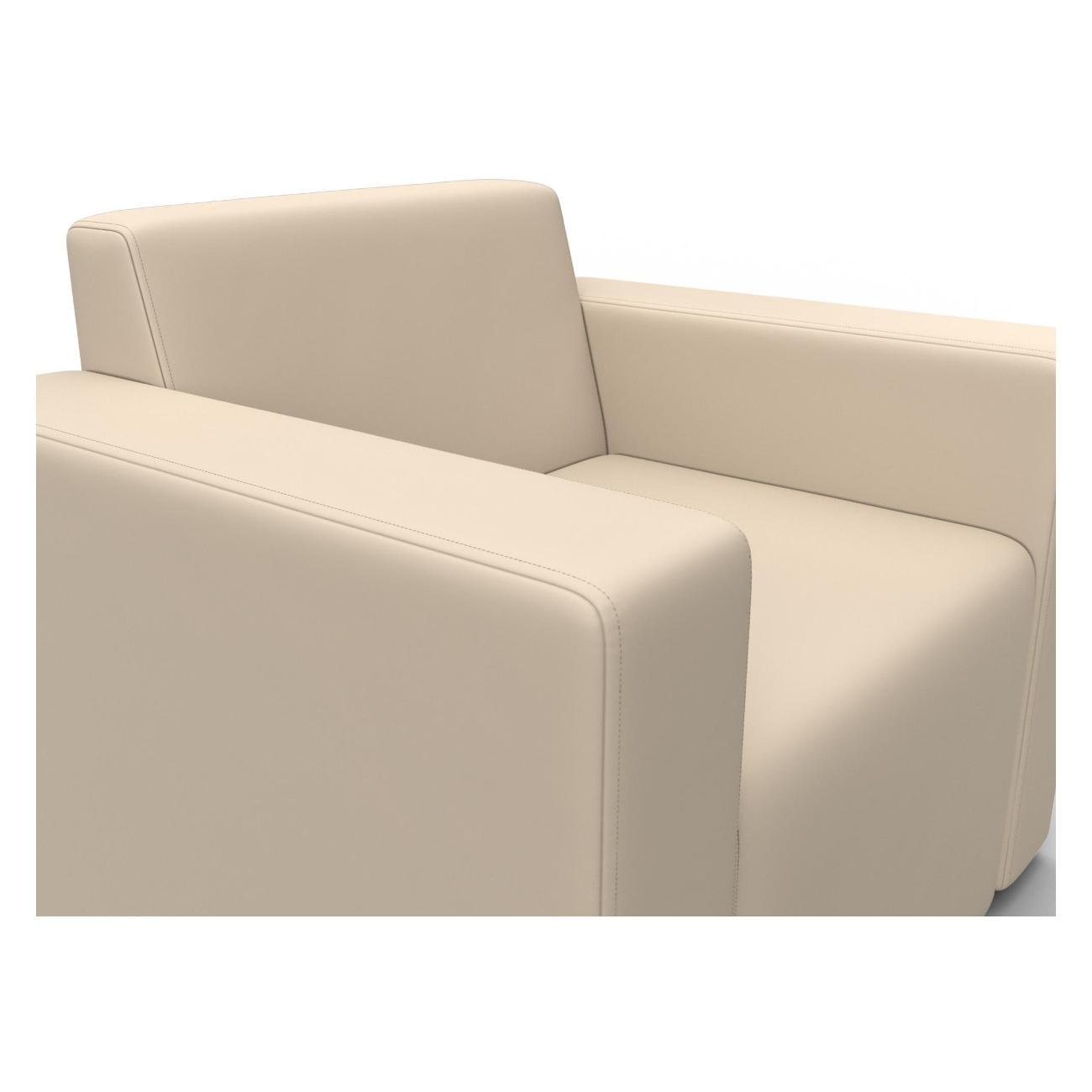Диван Лига Диванов Лига-093 (полностью экокожа бежевый)