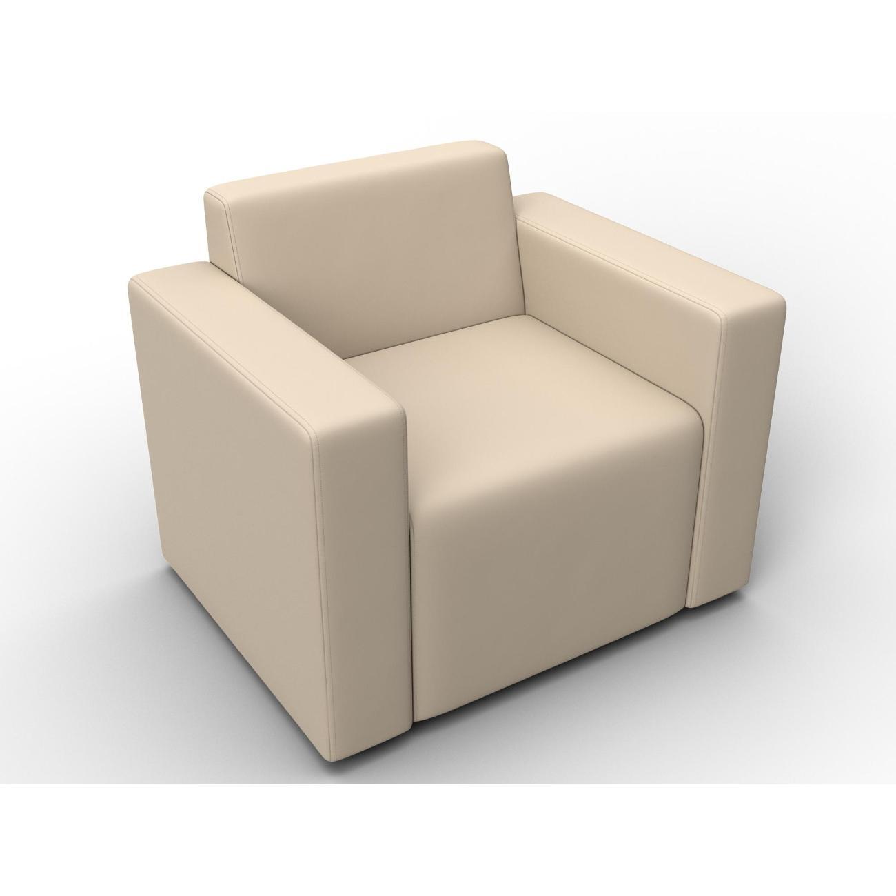 Диван Лига Диванов Лига-093 (полностью экокожа бежевый)