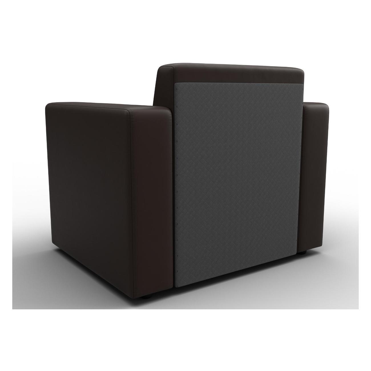 Диван Лига Диванов Лига-093 (полностью экокожа коричневый)