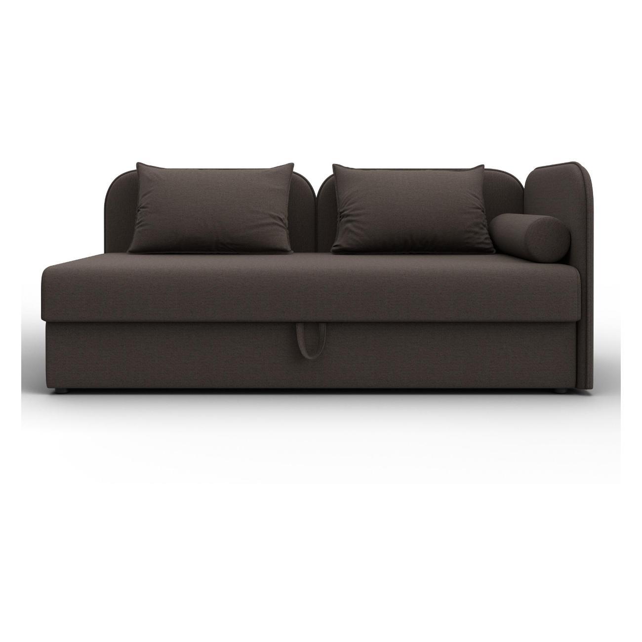 Диван Лига Диванов Лига-094 НПБ (полностью рогожка Амур 05 коричневый) 132526