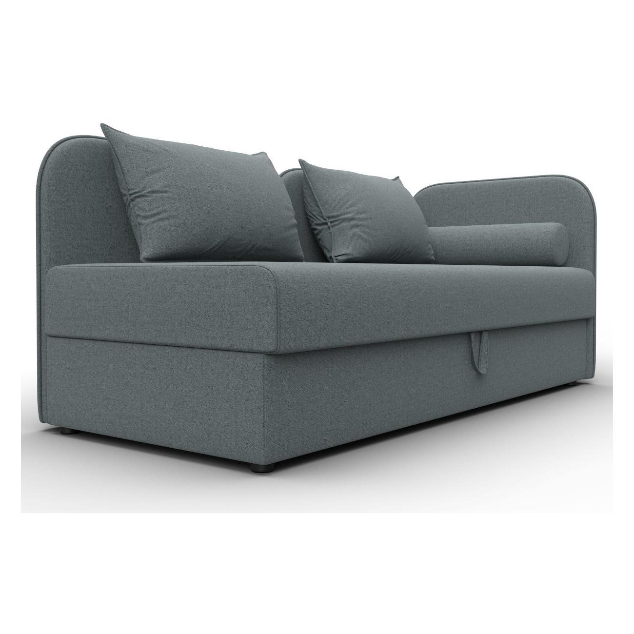 Диван Лига Диванов Лига-094 НПБ (полностью рогожка Амур 07 серый) 132527