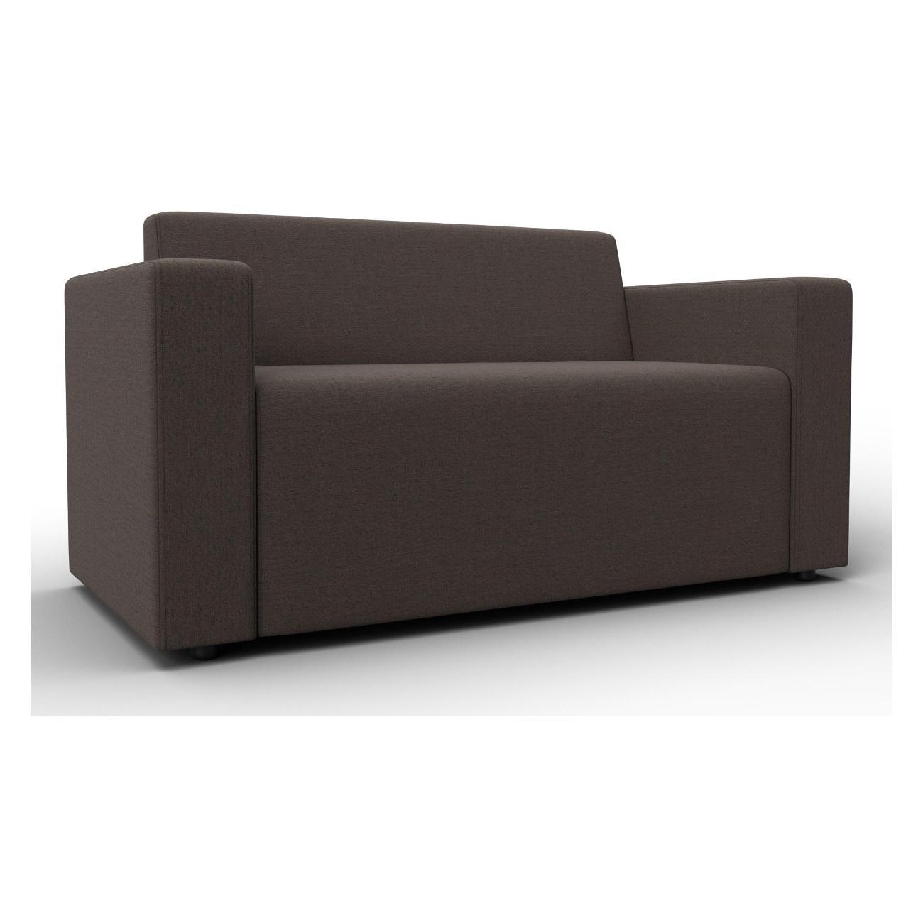 Диван Лига Диванов Лига-093 (полностью рогожка Амур 05 коричневый) 132452