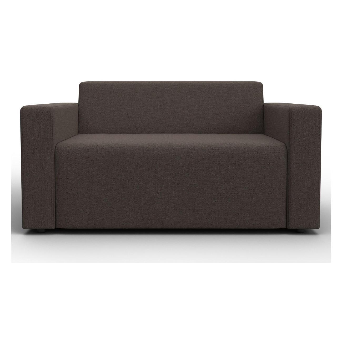 Диван Лига Диванов Лига-093 (полностью рогожка Амур 05 коричневый) 132452