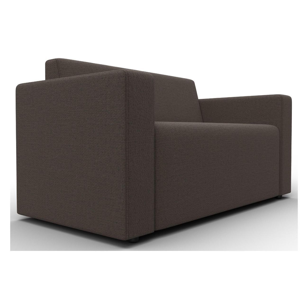 Диван Лига Диванов Лига-093 (полностью рогожка Амур 05 коричневый) 132452