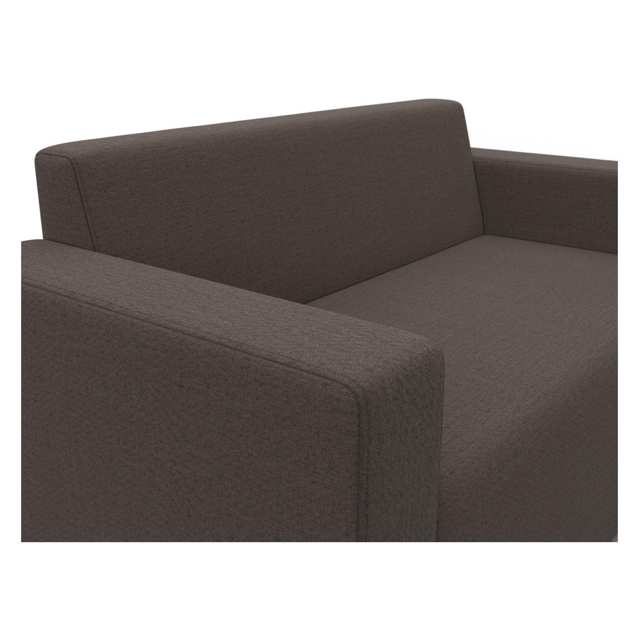 Диван Лига Диванов Лига-093 (полностью рогожка Амур 05 коричневый) 132452