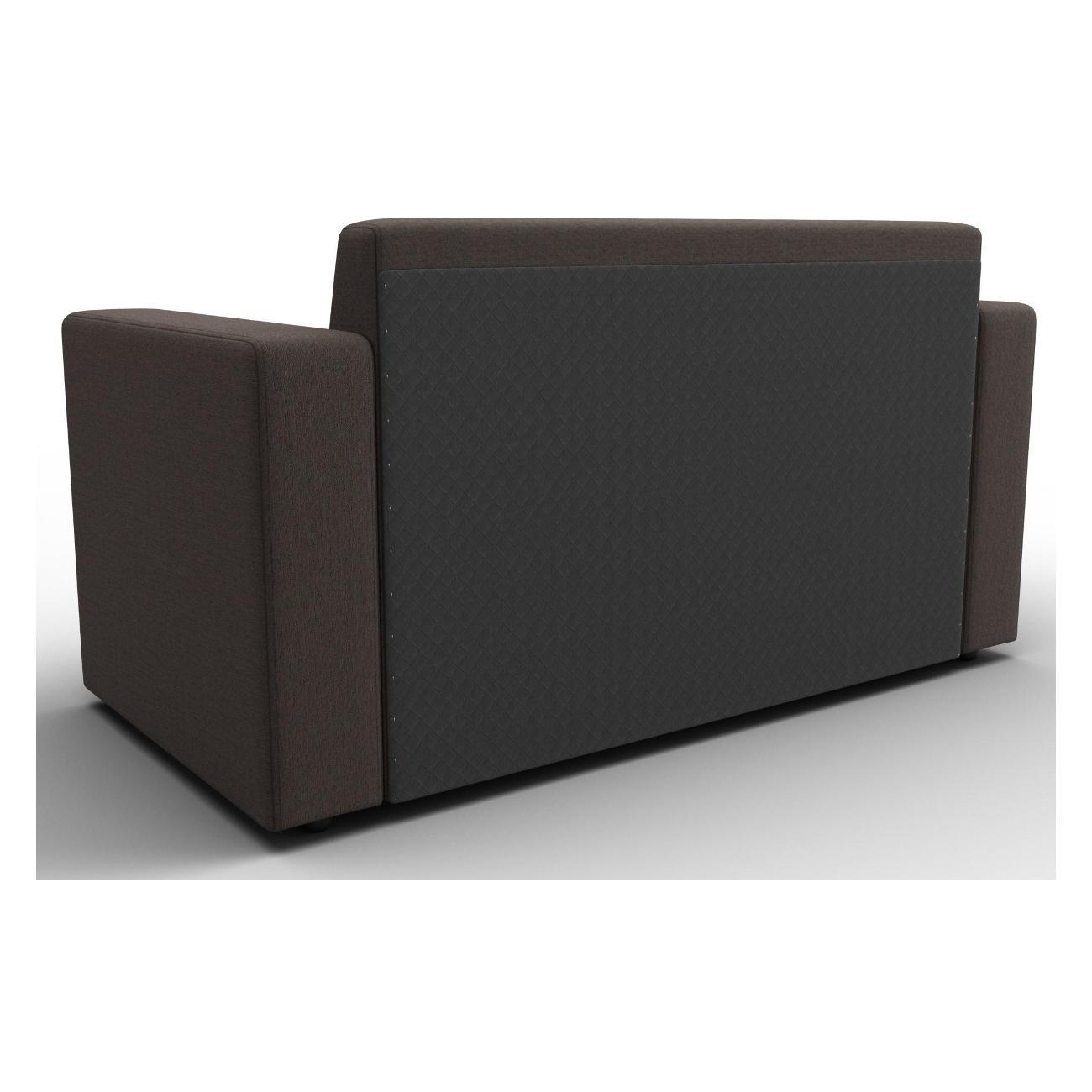 Диван Лига Диванов Лига-093 (полностью рогожка Амур 05 коричневый) 132452