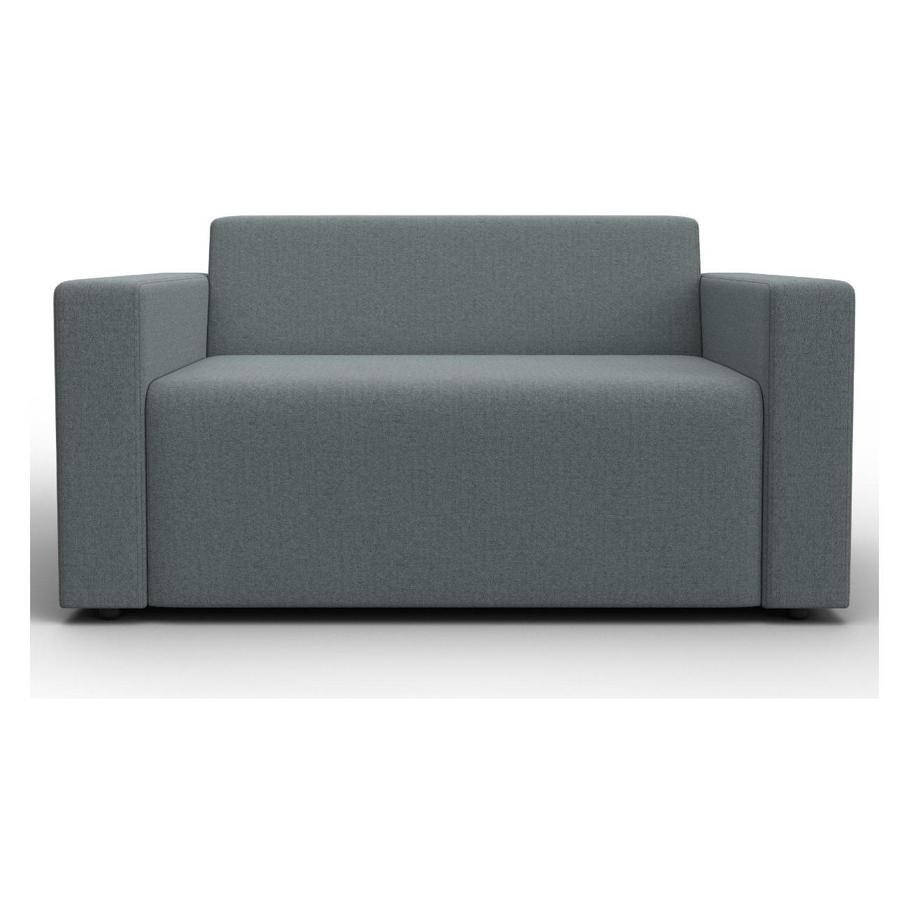 Диван Лига Диванов Лига-093 (полностью рогожка Амур 07 серый) 132453