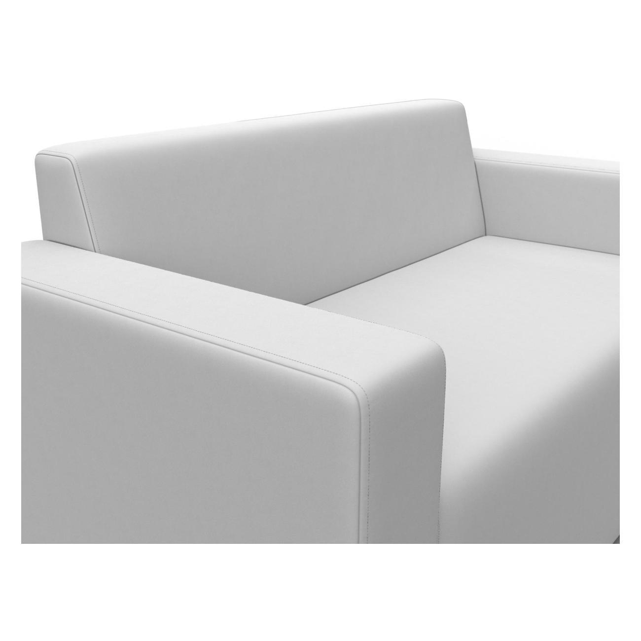 Диван Лига Диванов Лига-093 (полностью экокожа белый)
