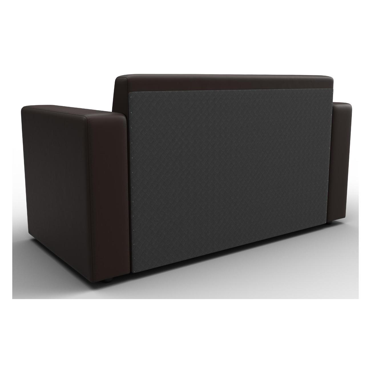 Диван Лига Диванов Лига-093 (полностью экокожа коричневый) 132457