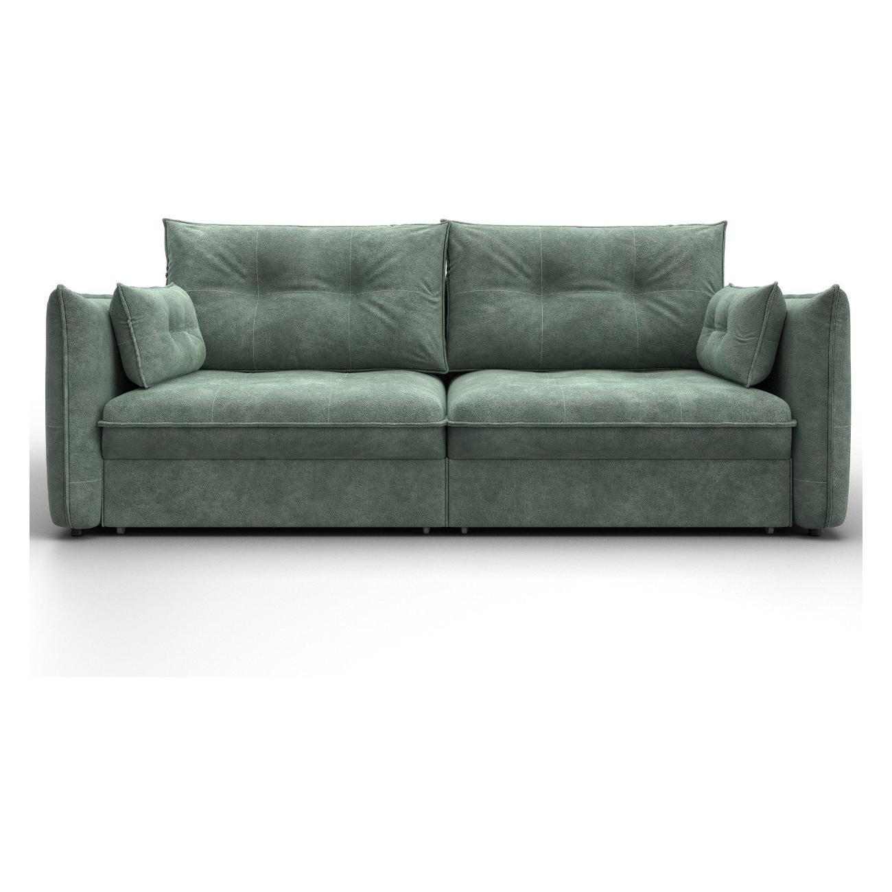 Диван Лига Диванов Лига-100 НПБ (полностью велюр BRUT 08 зеленый) 133644