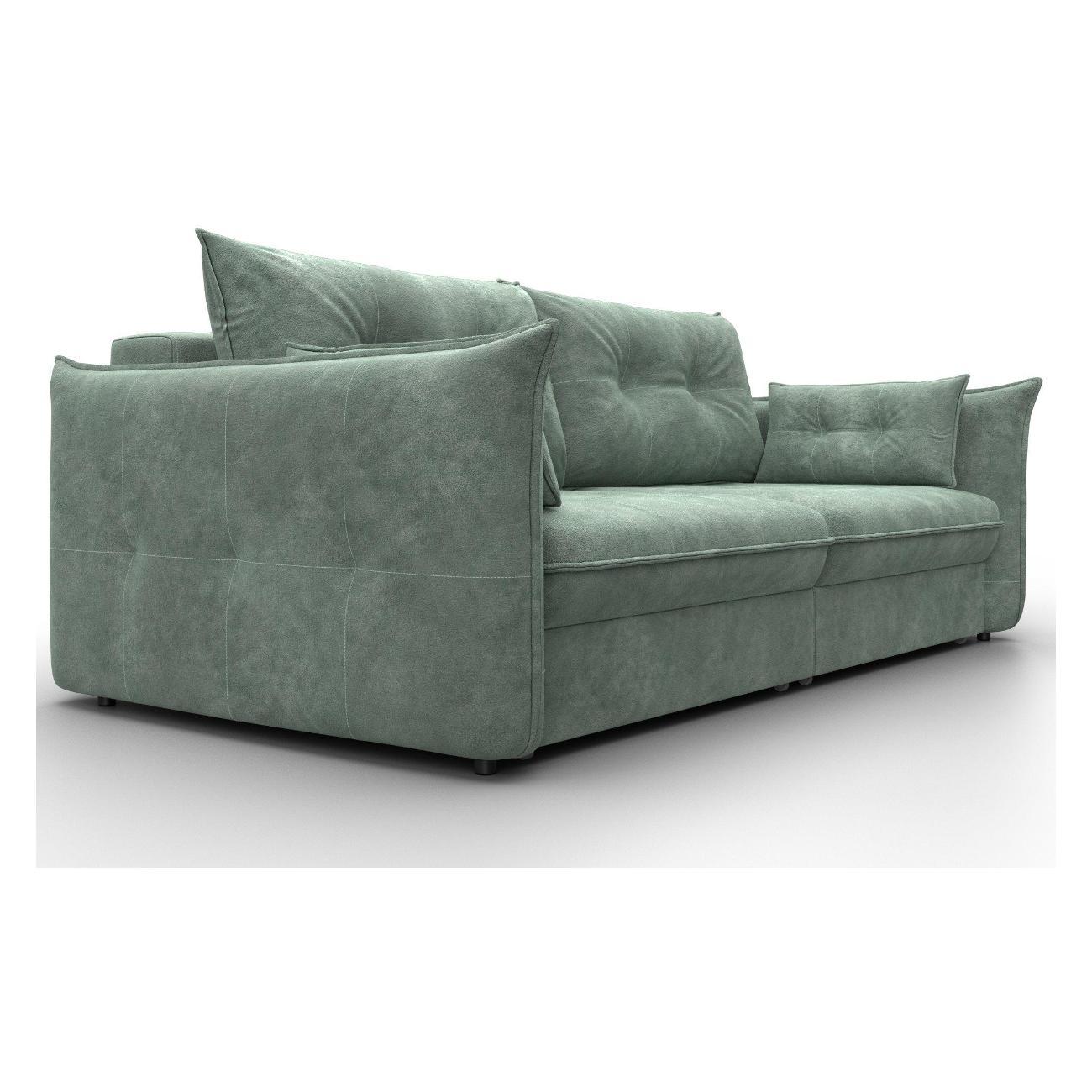 Диван Лига Диванов Лига-100 НПБ (полностью велюр BRUT 08 зеленый) 133644