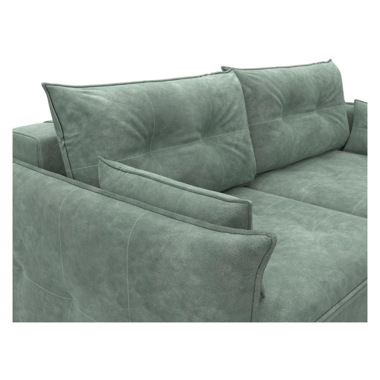 Диван Лига Диванов Лига-100 НПБ (полностью велюр BRUT 08 зеленый) 133644