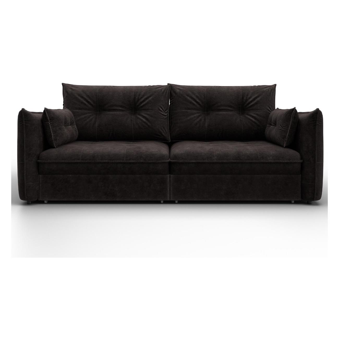 Диван Лига Диванов Лига-100 НПБ (полностью велюр BRUT 17 коричневый) 133646