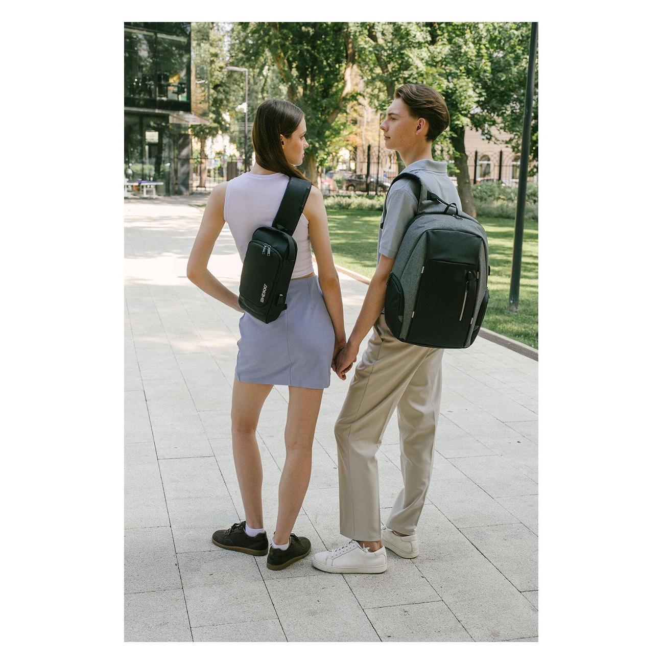 Рюкзак HEIKKI OUTLOOK Cерый 46x32x16см