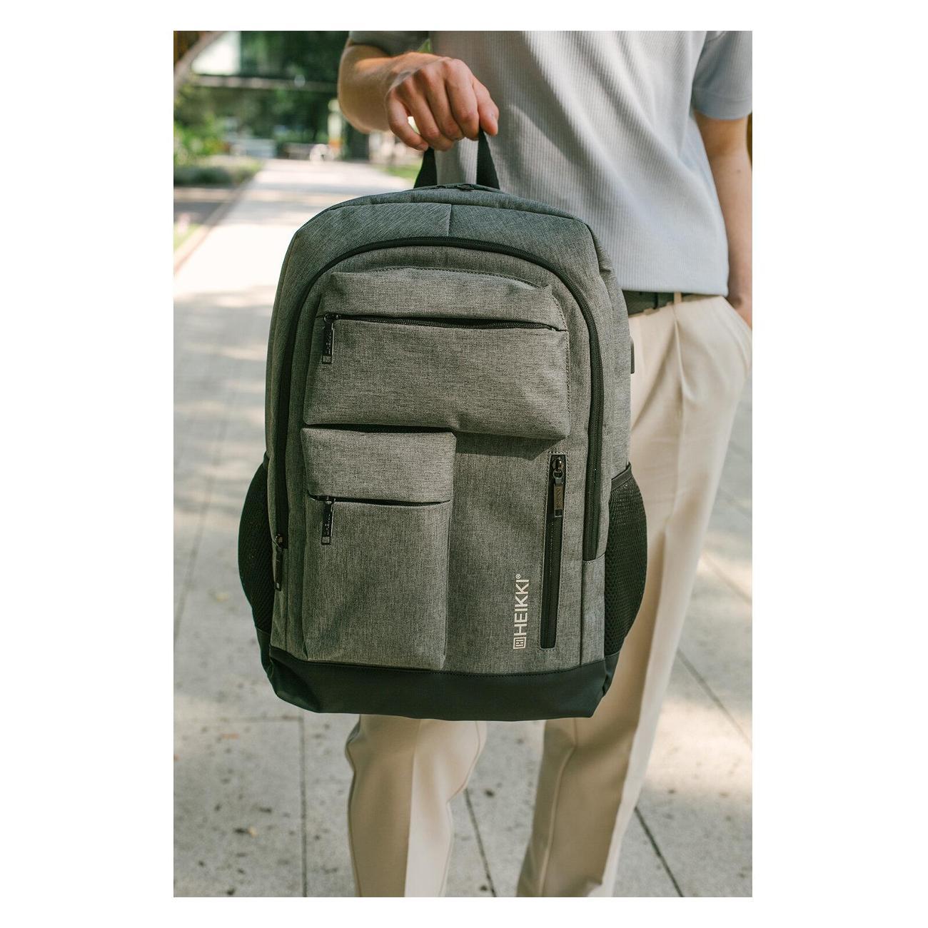 Рюкзак HEIKKI CONCORDANCE Серый 47x32x15см