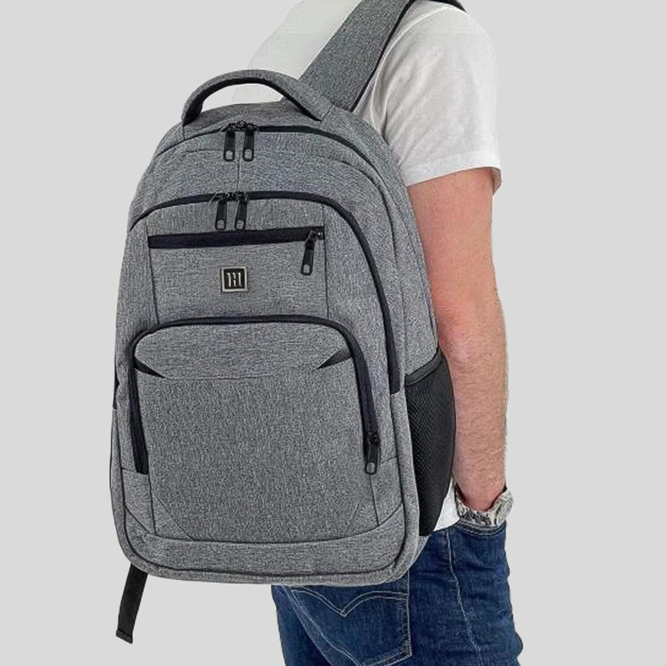 Рюкзак HEIKKI SECURE Серый 46x31x19см