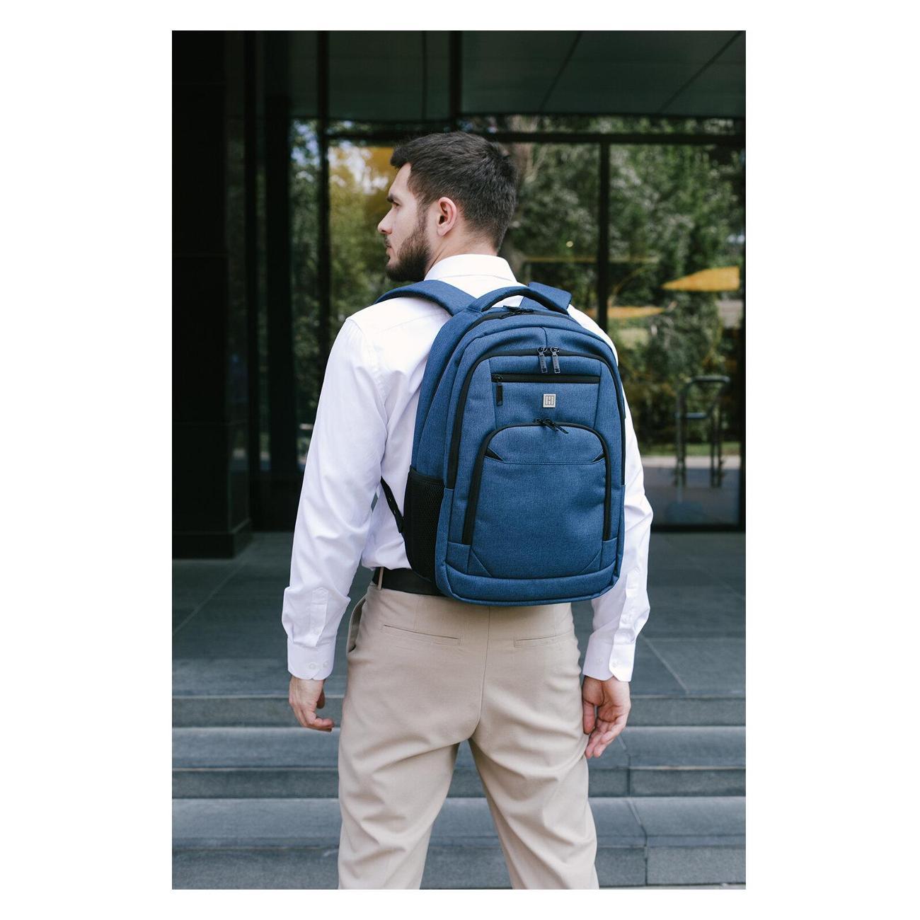 Рюкзак HEIKKI SECURE Синий 46x31x19см