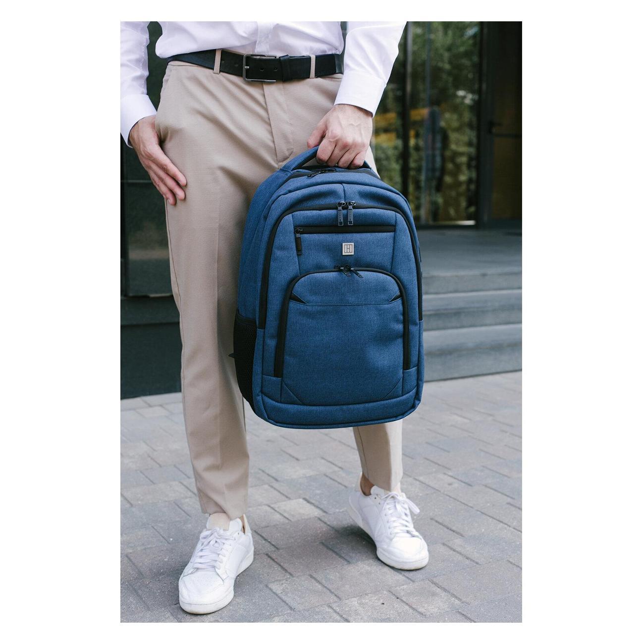 Рюкзак HEIKKI SECURE Синий 46x31x19см