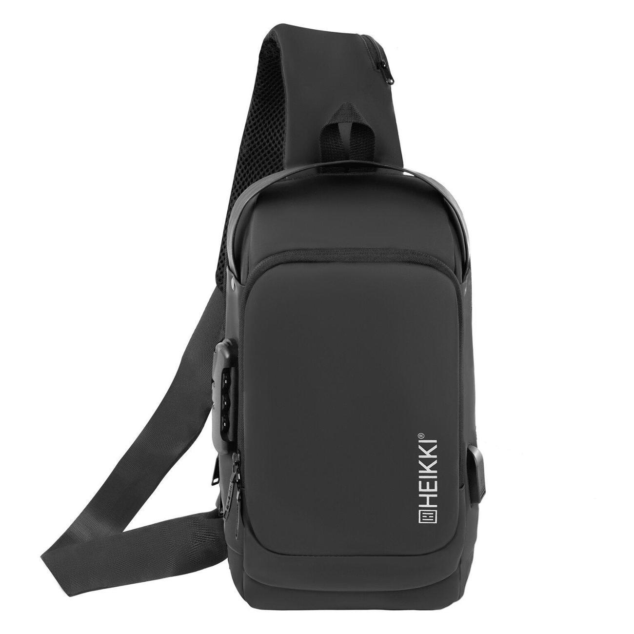 Рюкзак HEIKKI FEATURE Черный 32x16x6см+USB