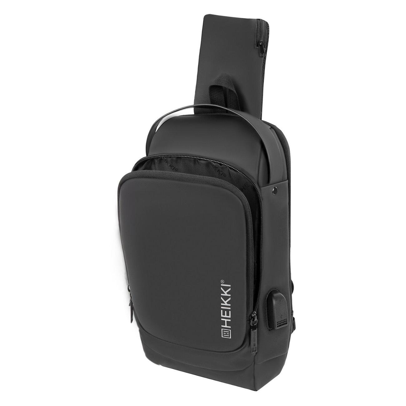 Рюкзак HEIKKI FEATURE Черный 32x16x6см+USB