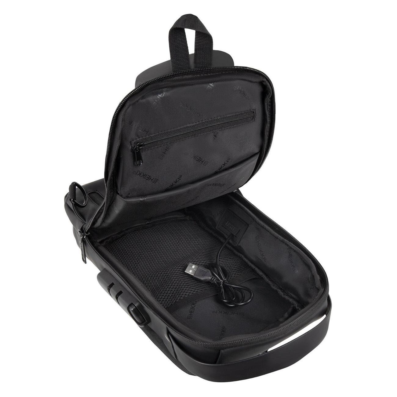 Рюкзак HEIKKI FEATURE Черный 32x16x6см+USB