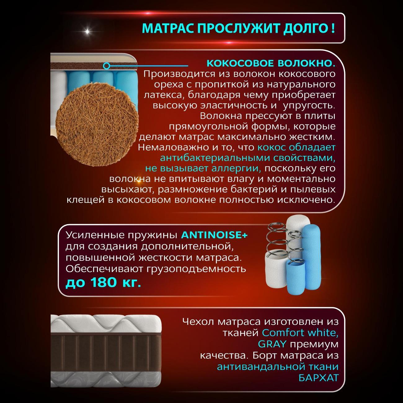 Матрас Ami Империал 140х200 (скрутка)