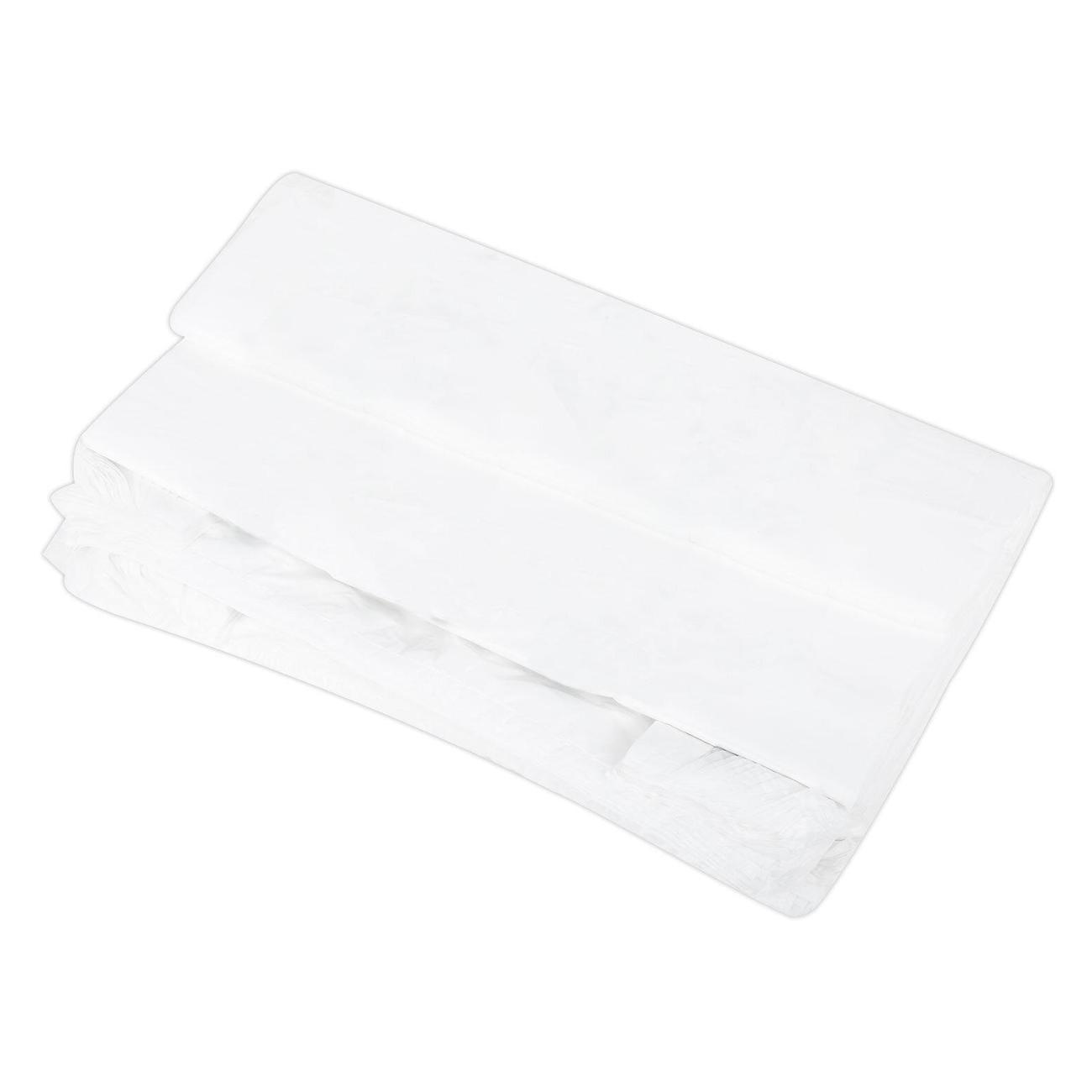 Пакет упаковочный Laima майка 100шт 28+15х55см белый 15мкм