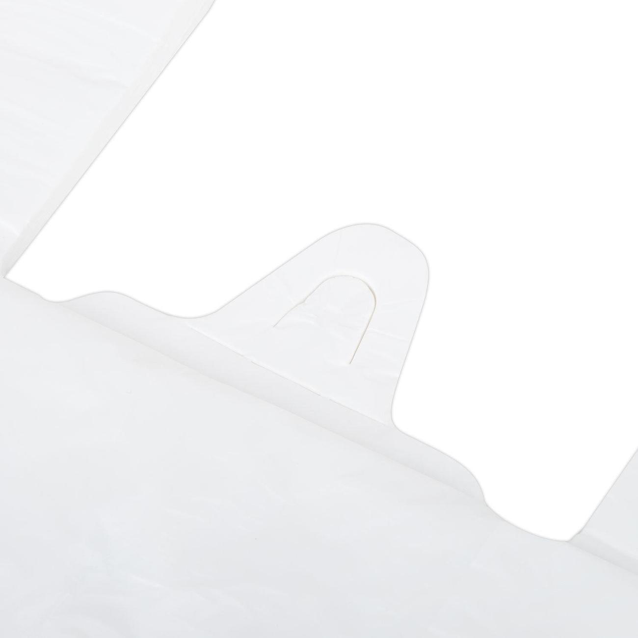 Пакет упаковочный Laima майка 100шт 28+15х55см белый 15мкм