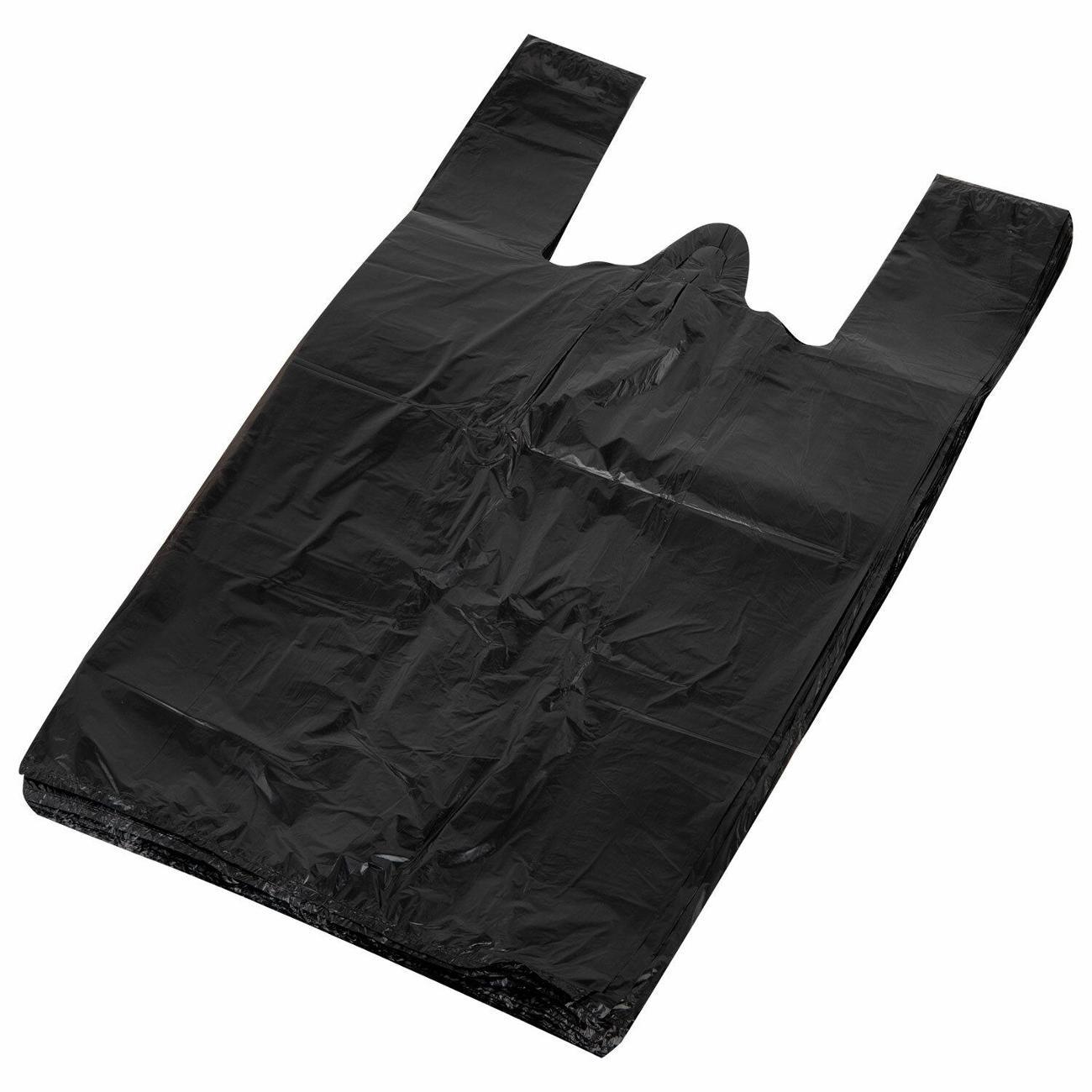 Пакет упаковочный Laima майка 100шт 30+18х55см черный 15мкм