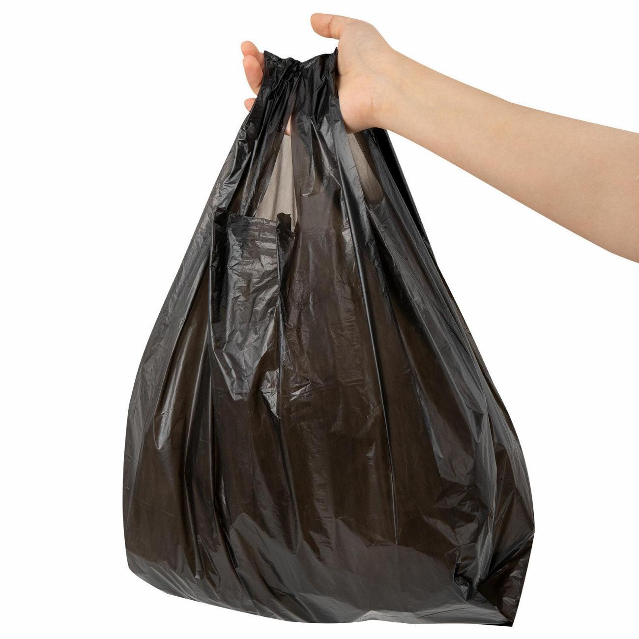 Пакет упаковочный Laima майка 100шт 30+18х55см черный 15мкм