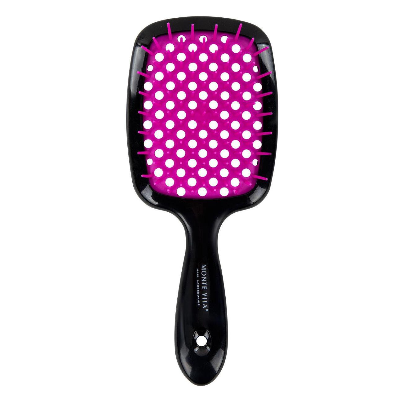Наборы аксессуаров для волос MONTE VITA Расчёска массажная + массажер, щетка 20х9см