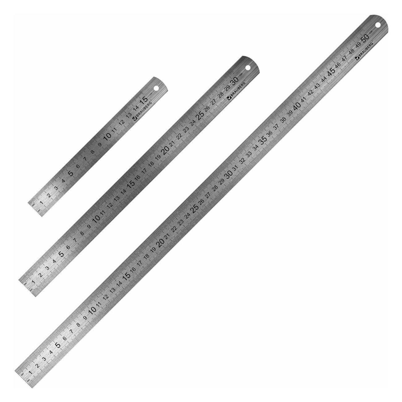Линейка для черчения Brauberg 210810