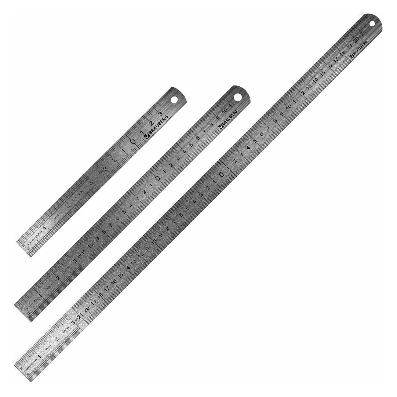 Линейка для черчения Brauberg 210810