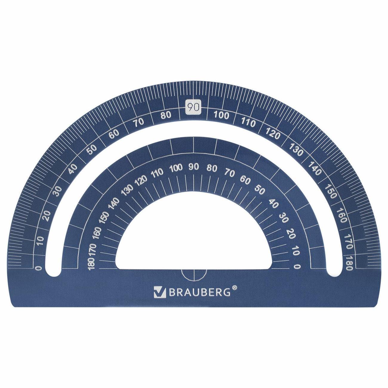 Линейка для черчения Brauberg 210816