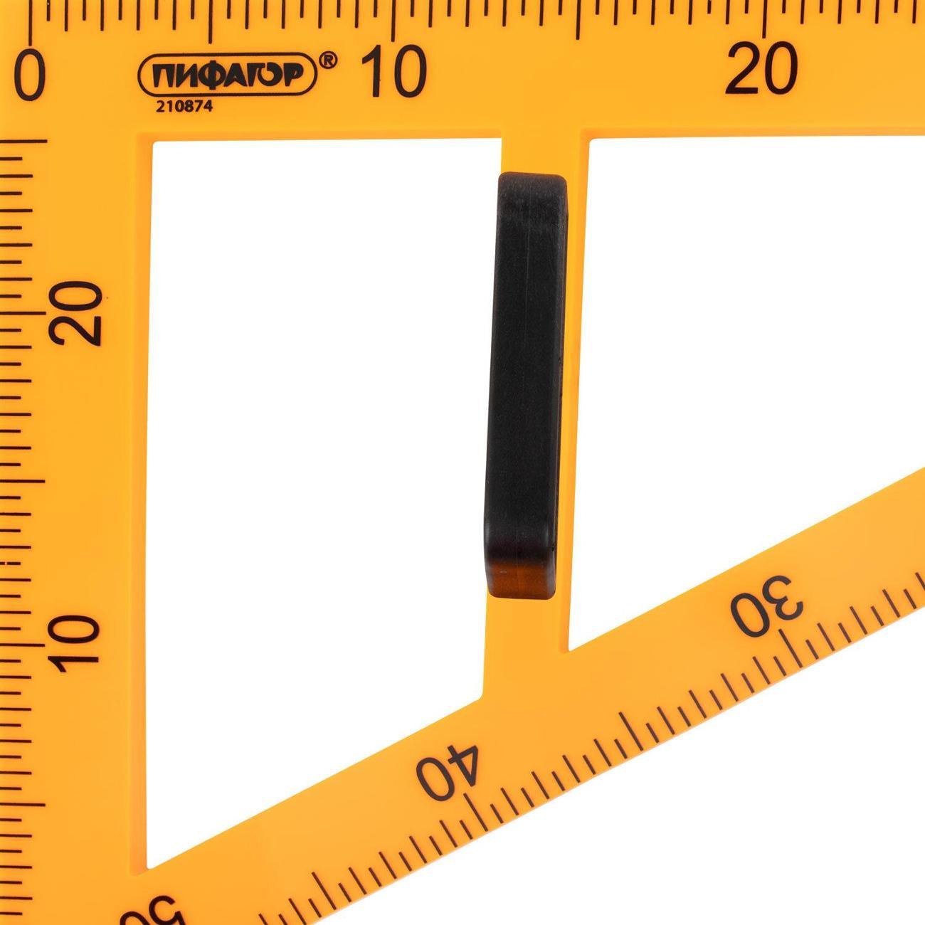 Линейка для черчения Пифагор 210874