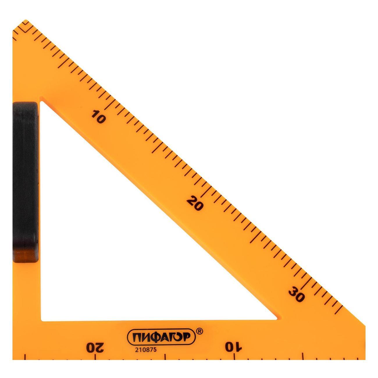 Линейка для черчения Пифагор 210875