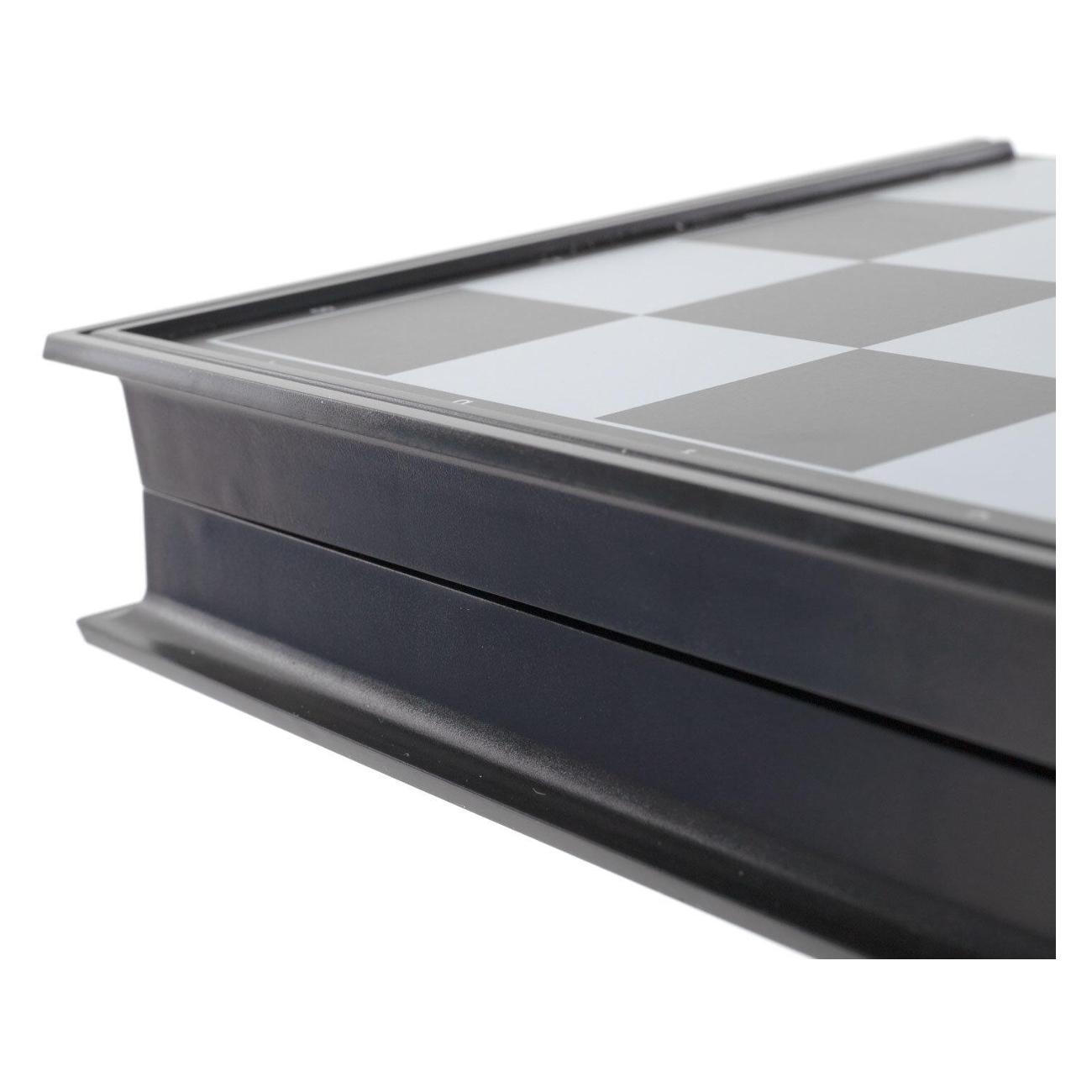 Шахматы Золотая сказка магнитные 3в1 25х25см