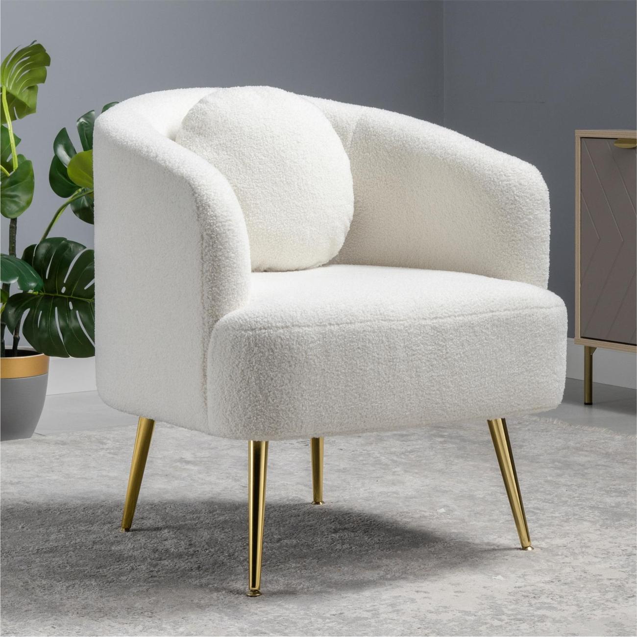 Кресло Logium Шарли Арт. ТК 291 Romeo 02 (белый)