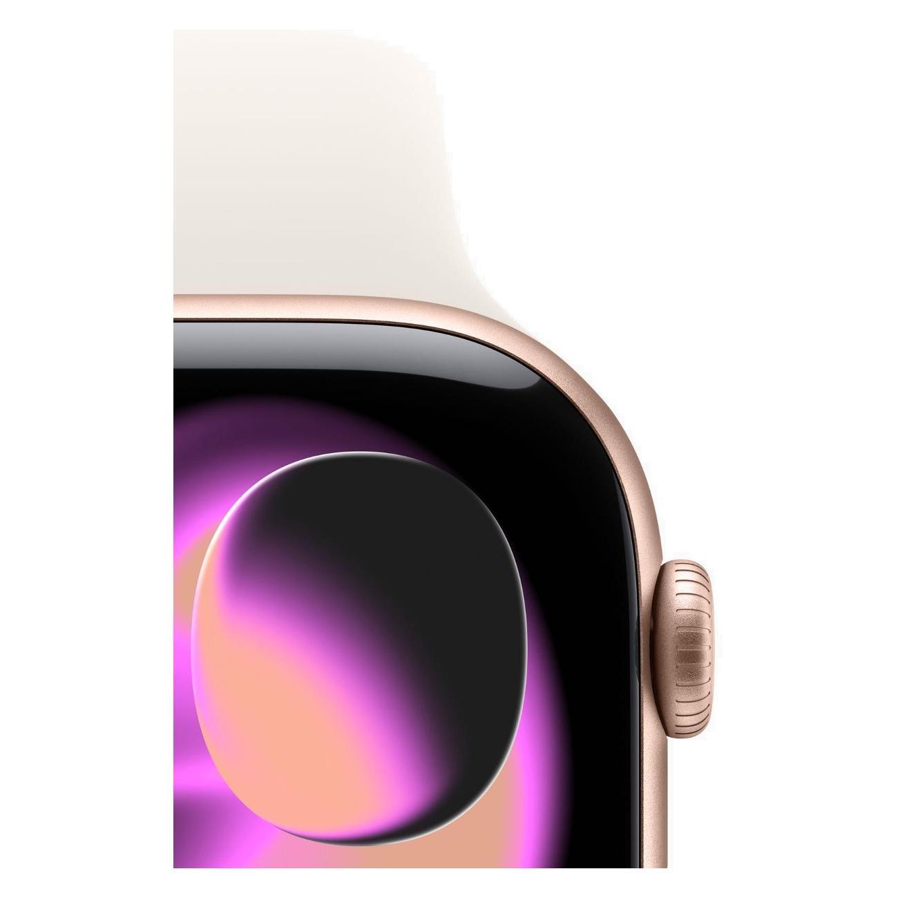 Смарт-часы Apple Watch 11 46mm розовое золото Starlight Sport Band