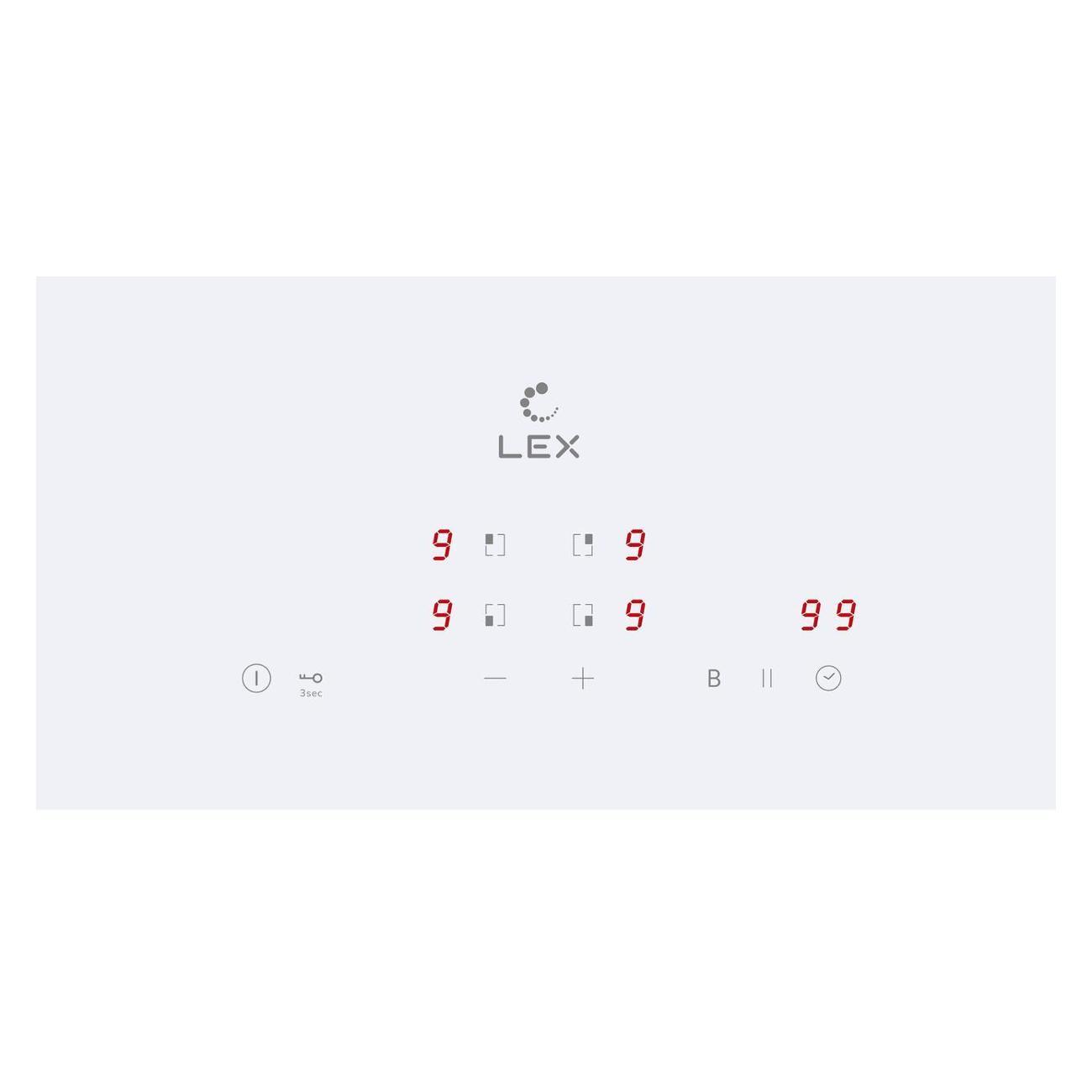 Варочная панель индукционная LEX EVI 640A WH