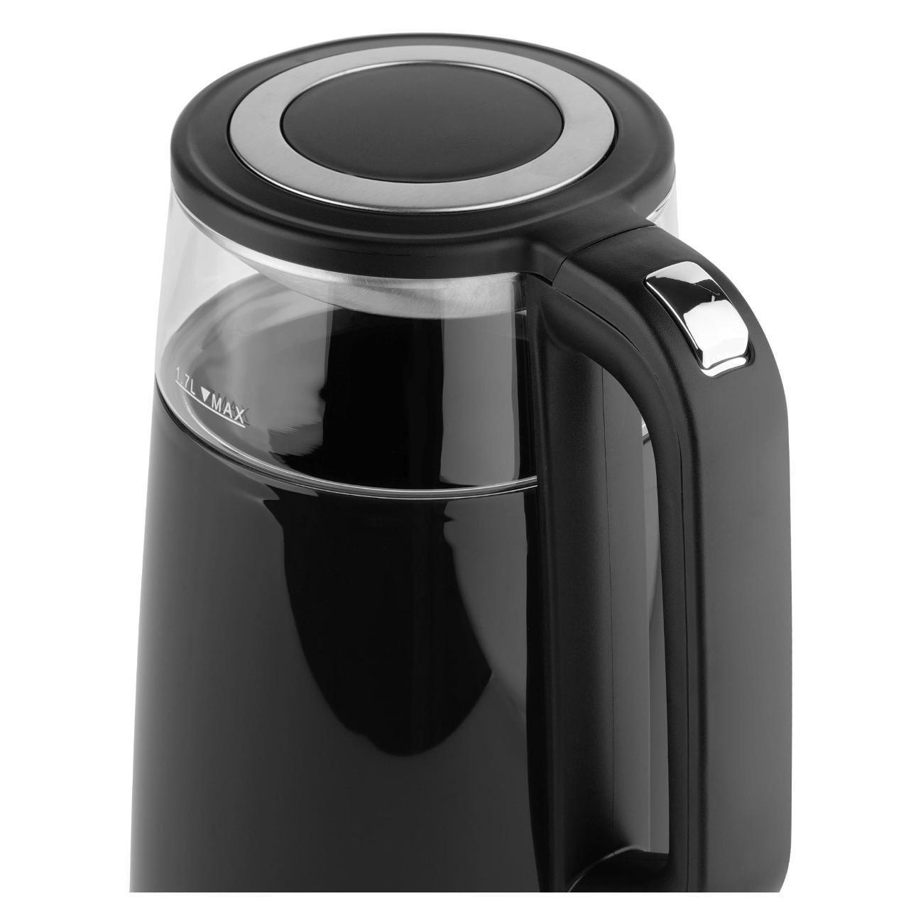 Электрочайник FuturoHome MTR KP-601B с дисплеем черный