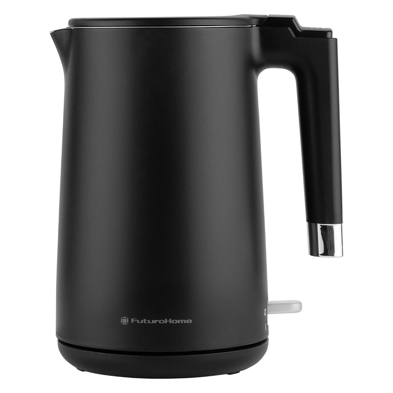 Электрочайник FuturoHome MTR KP-500W, двойные стенки, черный
