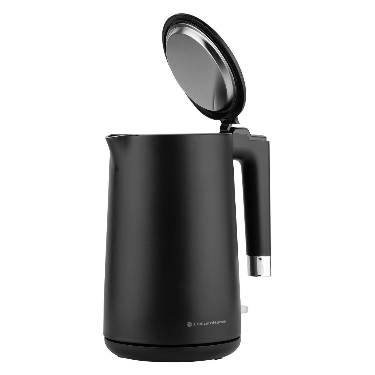 Электрочайник FuturoHome MTR KP-500W, двойные стенки, черный